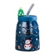 thumbnail image 2 of Taza de té de cerámica Zulema en forma de árbol de Navidad azul, 2 of 7