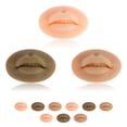 thumbnail image 2 of CNKOO 9pcs 3D Silicone Lips Reusable Silicone Practice Lips with Teeth Soft Silicone Fake Skin Lips for Tattoo Artists and Beginners Permanent Makeup Tattoo Practice, 2 of 11