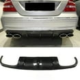 thumbnail image 3 of Rear Bumper Diffuser Lip For Mercedes-Benz W209 CLK Class CLK320 CLK63 AMG 2004-2007 Carbon Fiber Boot Spoiler Plate Splitter, 3 of 6