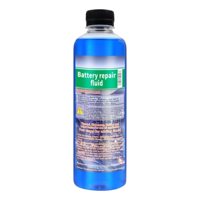 Solution de Renouvellement de Pile 500 ml pour Piles au Plomb-Acide Réparation Performance Restaurer Additif