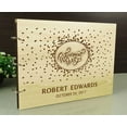 thumbnail image 2 of Handmade Personalized Retirement Party Wood Engraved Guest Book Photo Album Custom Scrapbook, 2 of 6