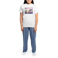 thumbnail image 4 of CafePress - Landscape, Colorful Art! Pajamas - Women's Short Sleeve Print T-Shirt and Pants Light Cotton Pajama Set, 4 of 7