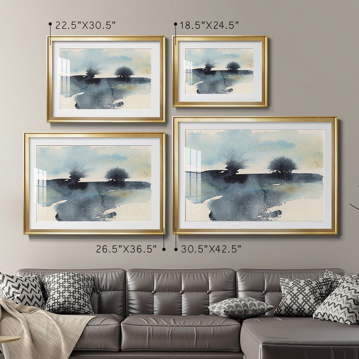 Upheval I Premium Framed Print - Ready to Hang