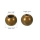 thumbnail image 2 of Tracción Cordón Extremo Cordón Metal Cuenta Lámpara Cremallera Redondo Bola Tracción Extremo Bronce para Persiana Luz Tracción Interruptor, Paquete de 4, 2 of 5