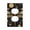 Duplex, variant on Gold Steampunk Dragonfly Black Golden Duplex Wall Plate 1 Gang Decorative Electrical Outlet Light Switch Cover Switchplate