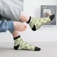 thumbnail image 2 of Fuzoiu Cute Animal Sloth On A Branch Print Adult Socks, Crew Moisture-wicking Socks, Unisex Cushion Crew Socks,Casual Sports Ankle Socks, 2 of 7