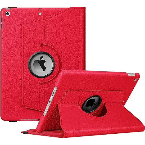 Supershield iPad 9th Generation Cgénération Ogénération Que Coque iPad 8ème Coque iPad 7ème Coque iPad 10.2 - Rouge