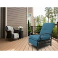thumbnail image 2 of KOZYARD  Adjustable Patio Reclining Lounge Chair Blue, 2 of 5