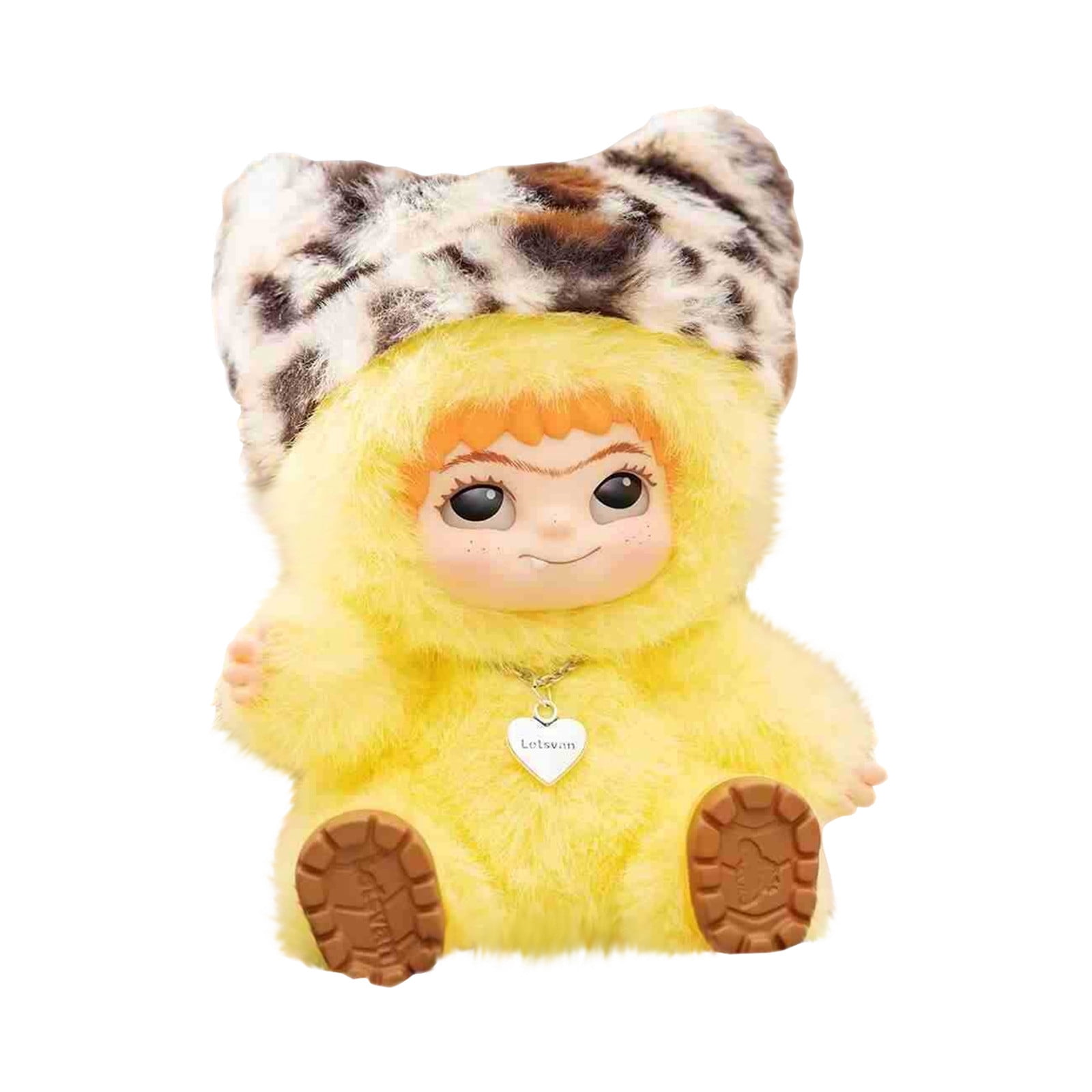 Plush Doll Blind Box,Fuzzy Trendy Fun Party Series Blind Box Cute wakuku Action Figure Mystery Box Plush Doll Bag Keychain Pendant(1 Pack)