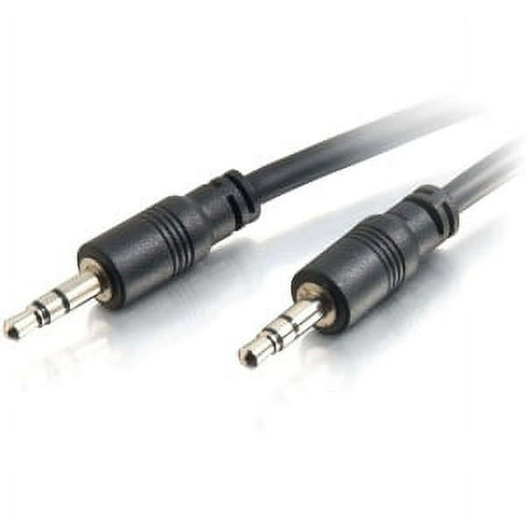 C2G 75ft 3.5mm Stereo Audio Cable With Low Profile Connectors M/M - In-Wall CMG-Rated - 75 ft - Mini-phone Male Stereo Audio - Mini-phone Male Stereo Audio