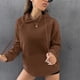 thumbnail image 4 of Sudadera Para Mujer Sudaderas Con Capucha de Moda Sudadera Casual Gráfico de Gran Tamaño Jersey de Manga Larga Tops Camisa Blusa Odeerbi ODB173555, 4 of 6