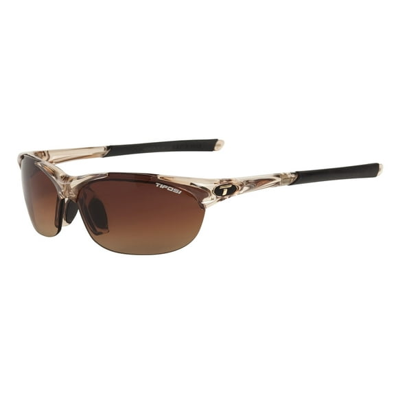 Tifosi Wisp Interchangeable Lens Sunglasses - Crystal Brown