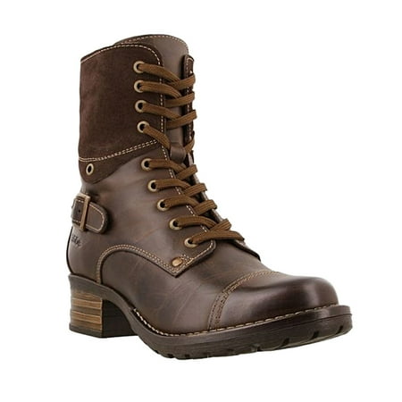 

Juebong Winter Boots for Women Fashion Casual Square Heels Short Ankle Boots Slip On Shoes Brown Size 8