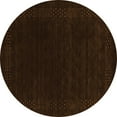 thumbnail image 1 of Ahgly Company Indoor Round Abstract Orange Contemporary Area Rugs, 3' Round, 1 of 1