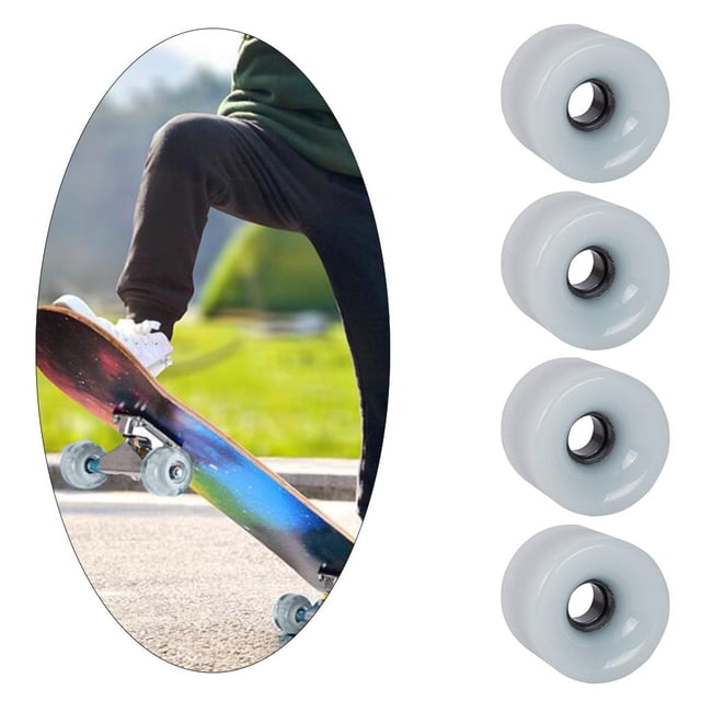 Ruedas de longboard Sharpla 4 piezas 78A dureza PU gris