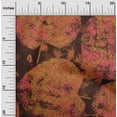 thumbnail image 2 of oneOone Cotton Poplin Brown Fabric Abstract Leaf Texture Craft Projects Decor Fabric Printed By The Yard 42 Inch Wide, 2 of 4
