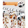 thumbnail image 4 of Thanksgiving Pumpkin Shower Curtain Set ，Waterproof Fabric Shower Curtains Eucalyptus Leaves Farmhouse Shower Curtains for Bathroom,Bathroom Decor 48"x72", 4 of 7
