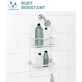thumbnail image 2 of Caddie de Douche en Fil Blanc (Lot de 1), 2 of 2