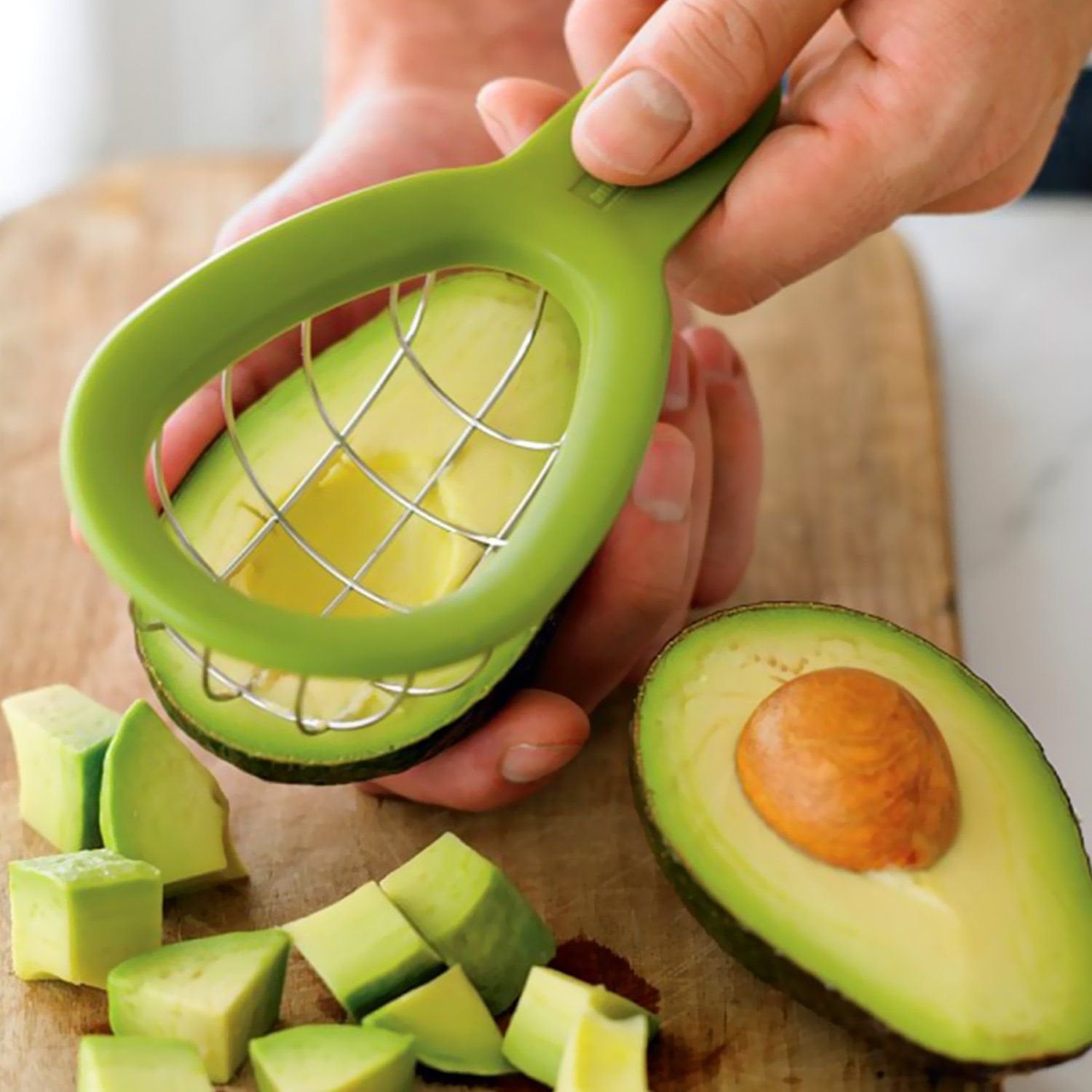 Perfect Avocado Slicer And Cuber - Walmart.com