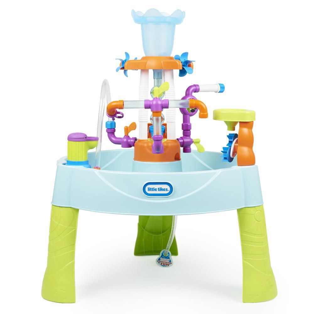 Water Fun Racing Water Table Flowin' Fun Water Table with 13 Interchangeable Pipes, 3 Play Stations ...