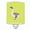 Green, variant on Buff Grey Back Goose Blue Check Ceramic Night Light