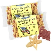 Pastabilities American Pride Pasta, Fun Shaped Flag & Star Noodles for Kids and Holidays, Non-GMO Natural Wheat Pasta 14 oz 2 Pack