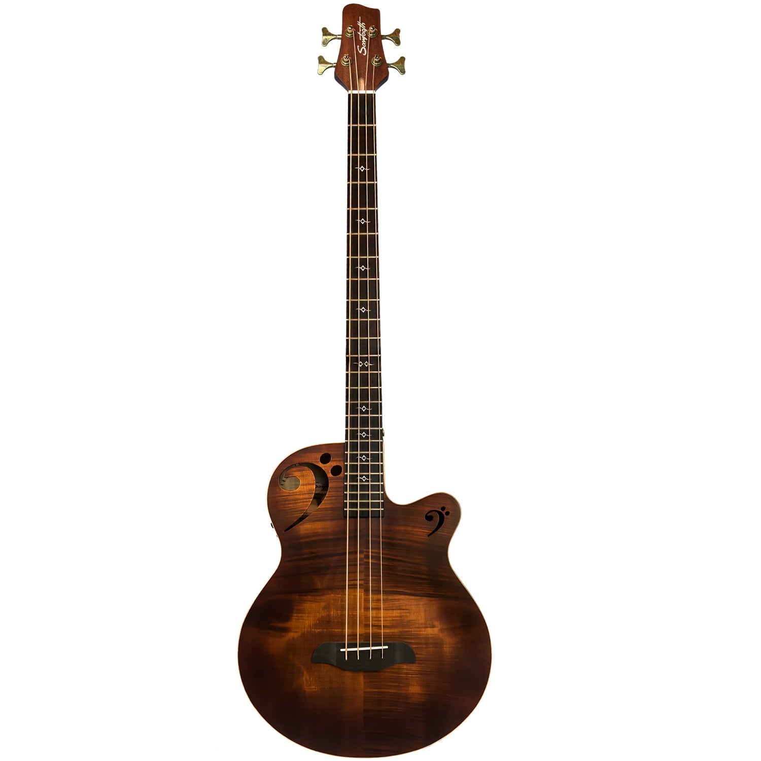 Sawtooth Rudy Sarzo Signature Acoustic Electric Bass Guitar