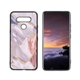 thumbnail image 1 of Compatible with LG K51 Phone Case, Marble-Custom20 Case Men Women, Flexible Silicone Shockproof Case for LG K51, 1 of 1