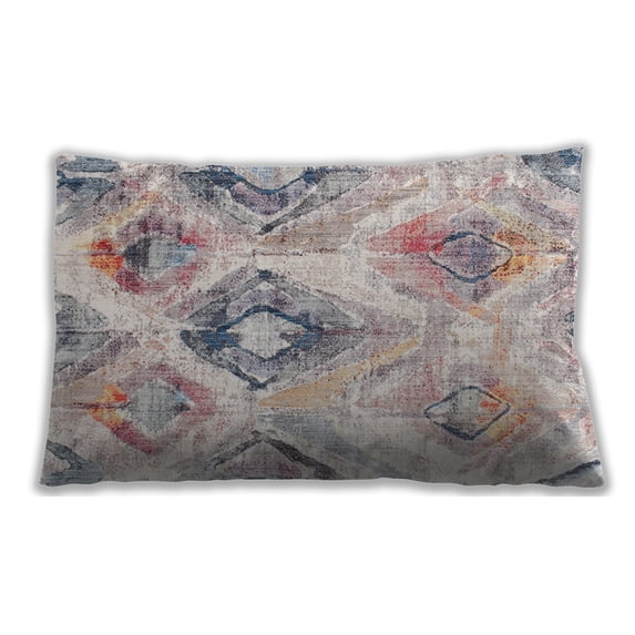 Ahgly Company Outdoor Rectangular Contemporary Lumbar Throw Pillow, 13 inch by 19 inch