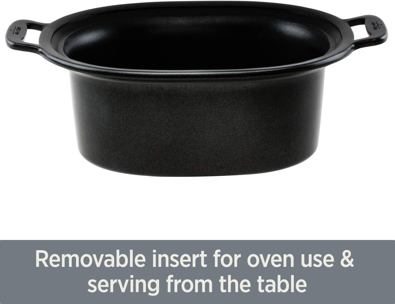 All-Clad Replacement Ceramic Insert for Slow Cooker - Black(1500990903) 