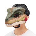 thumbnail image 3 of Máscara de dinosaurio Eghunooye, divertido dinosaurio con mandíbula móvil para Halloween, 3 of 5
