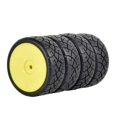 thumbnail image 2 of fastboy WLtoys 144001 124018 124019 RC Car Rubber Tire Set Racing Performance Yellow 1Set, 2 of 5