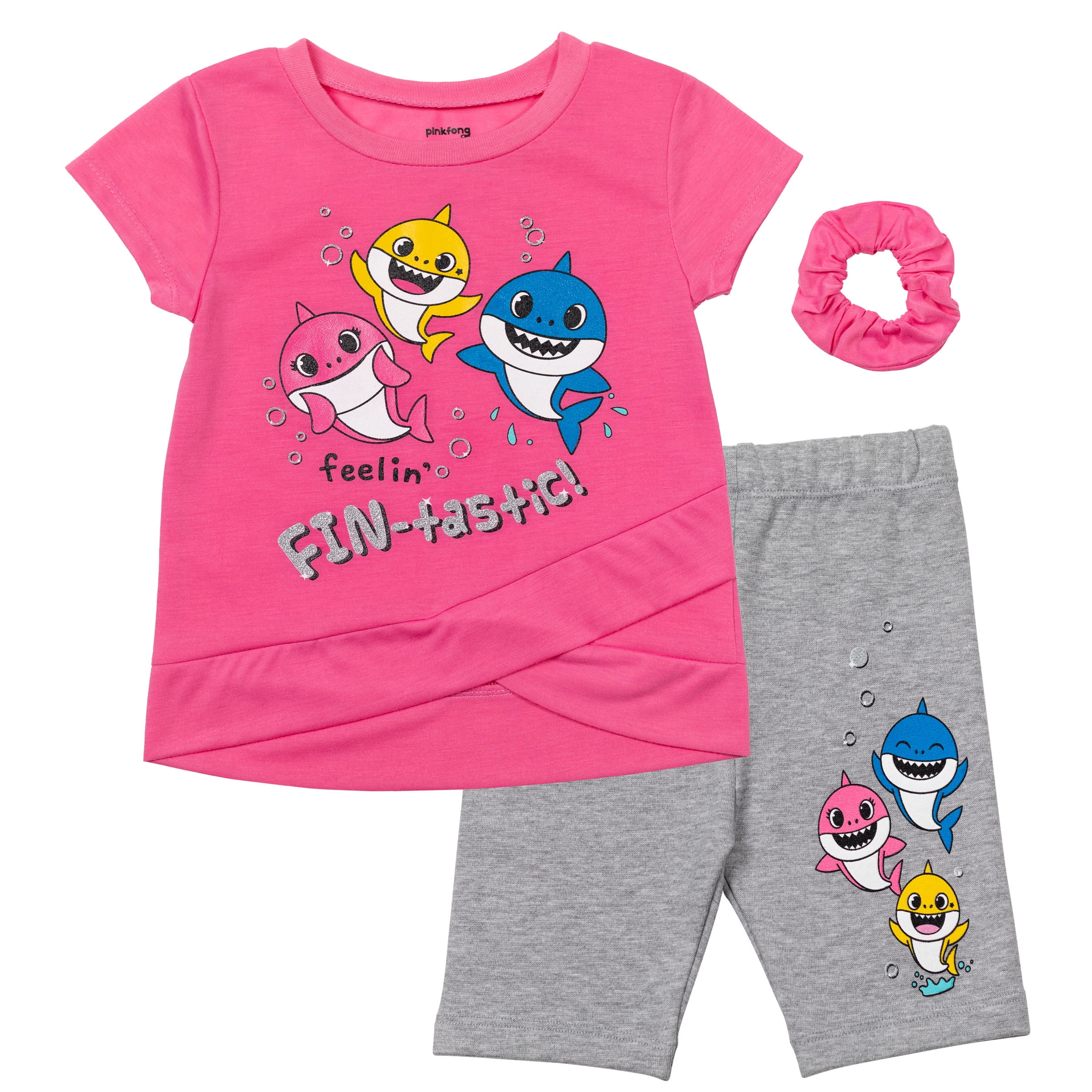 Pinkfong Baby Shark Toddler Girls Crossover T-Shirt Nigeria Ubuy