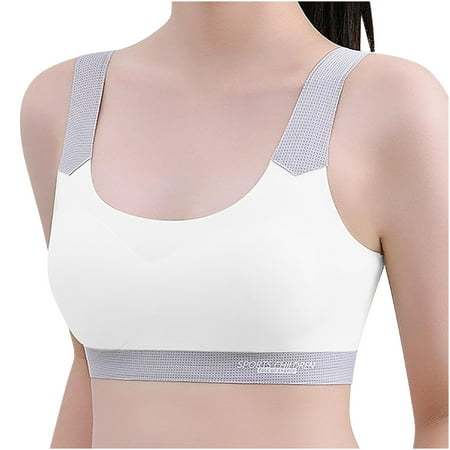 Generic Training Bras for Girls Girls Sports Bra Cooling Fabric Bras for Teens Removable Pads Suitable for Girls Aged 12-16