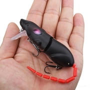 Bisitoy Topwater Mouse Fishing Lures, Lifelike Rat Lure for Topwater Fishing in Lakes and Rivers