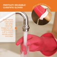 thumbnail image 3 of Guantes Waterblock Casabella 46060 Premium, grandes, rosas, 1 par, 3 of 7