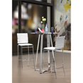 thumbnail image 2 of Brika Home 29" Modern Faux Leather Bar Stool in White (Set of 2), 2 of 6