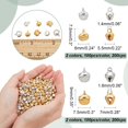 thumbnail image 2 of 400Pcs 2 Sizes Jingle Bells Craft Bells Bulk Christmas Bells Mini Bell for Jewelry Making Crafts Wreath Holiday Home Decoration Golden and Silver, 2 of 7