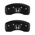 thumbnail image 4 of MGP 4 Caliper Covers Engraved Front Honda Engraved Rear H Logo Red finish silver ch Fits select: 2017 HONDA CIVIC EX, 2016 HONDA CIVIC LX, 4 of 6