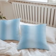 thumbnail image 5 of Blue Gradient Outdoor Pillow Covers Pack of 2 Ombre Waterproof Throw Pillow Covers Decorative Cushion Cases for Patio Garden Tent Balcony Couch 18x18 inch, 5 of 8