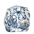 thumbnail image 3 of Logiee Blue Paisley Print Unisex Knit Beanie for Men Women Winter Hat,Beanies Skull Caps, 3 of 7