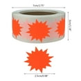 thumbnail image 5 of 500 Pcs Bright Colorful Labels Stickers Exploding Shape Stickers Waterproof, 5 of 11