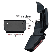 Sunpie Jeep Wrangler Front Bumper with Winch Plate & 5 LED Lights for JK JKU JL JLU 4xe Jeep Gladiator JT