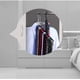 thumbnail image 4 of Percha para corbatas para armario, perchero giratorio actualizado con clips antideslizantes, organizador multiusos giratorio de 360 grados para almacenamiento en armario, See Everything Cross (2, 4 of 8