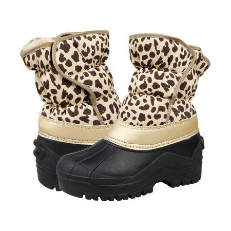 

Girls Snow Boots Winter Waterproof Slip Resistant Cold Weather Shoes