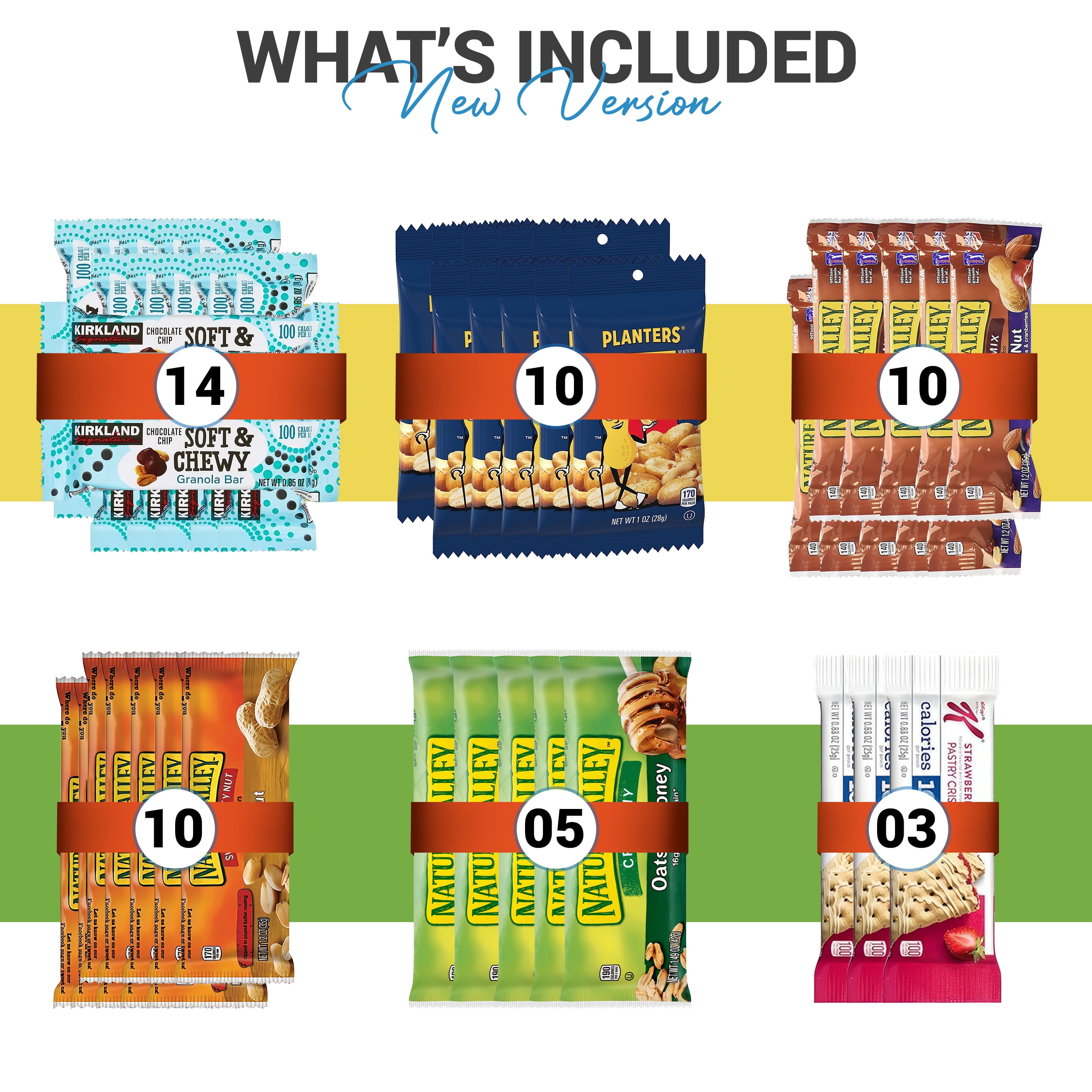 Healthy Snacks, Care Package 70 Count Premium Healthy Mixed Snack Box & Snacks Gift Variety Pack – Great for Home, Lunches, Work, Grab and Go, Office, Meetings, – Breakfast Bars, Bulk Granola Bars