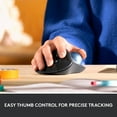 thumbnail image 4 of Logitech Ergo Trackball Souris Sans Fil - Off White, 4 of 10