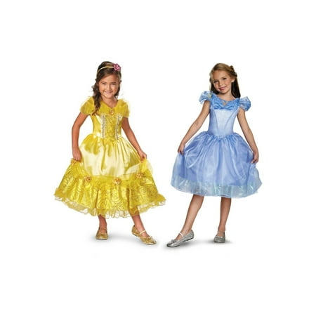 Disney Cinderella and Belle Girls Costumes