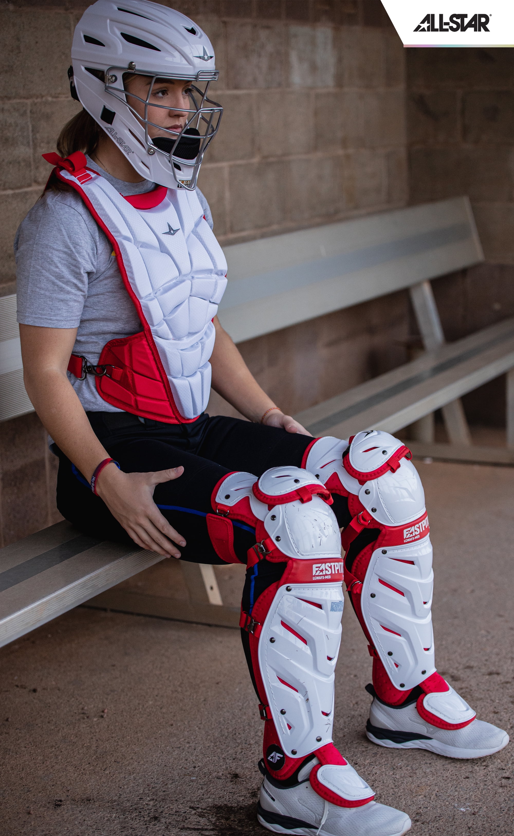 AFx FASTPITCH CATCHING KIT WHITE BASE COLOR