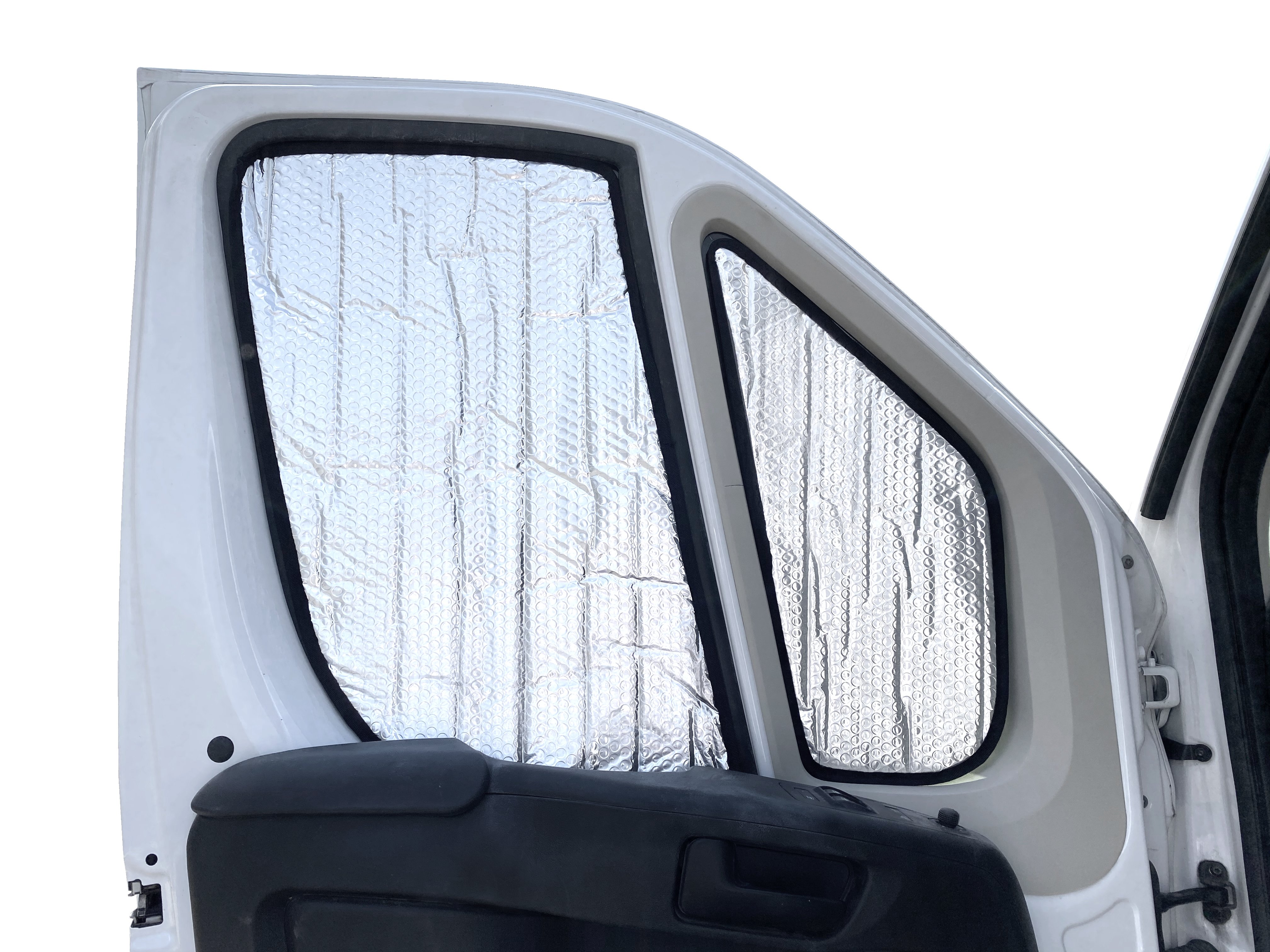 Front Side Window Sunshades for 2014-2023 Dodge RAM ProMaster 1500